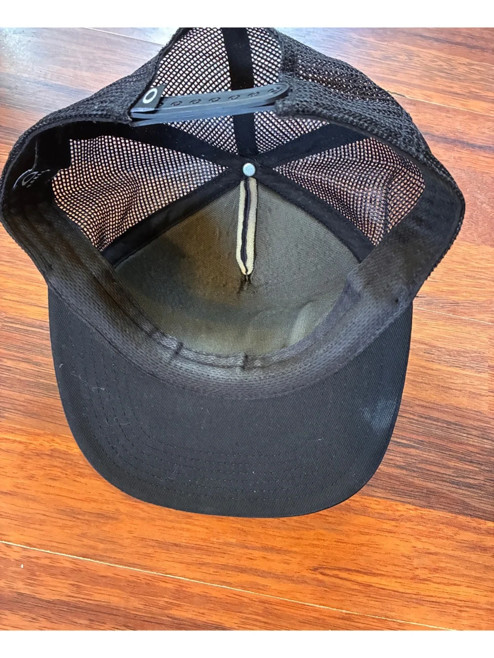 Oakley Black Foam Mesh Logo Trucker Cap